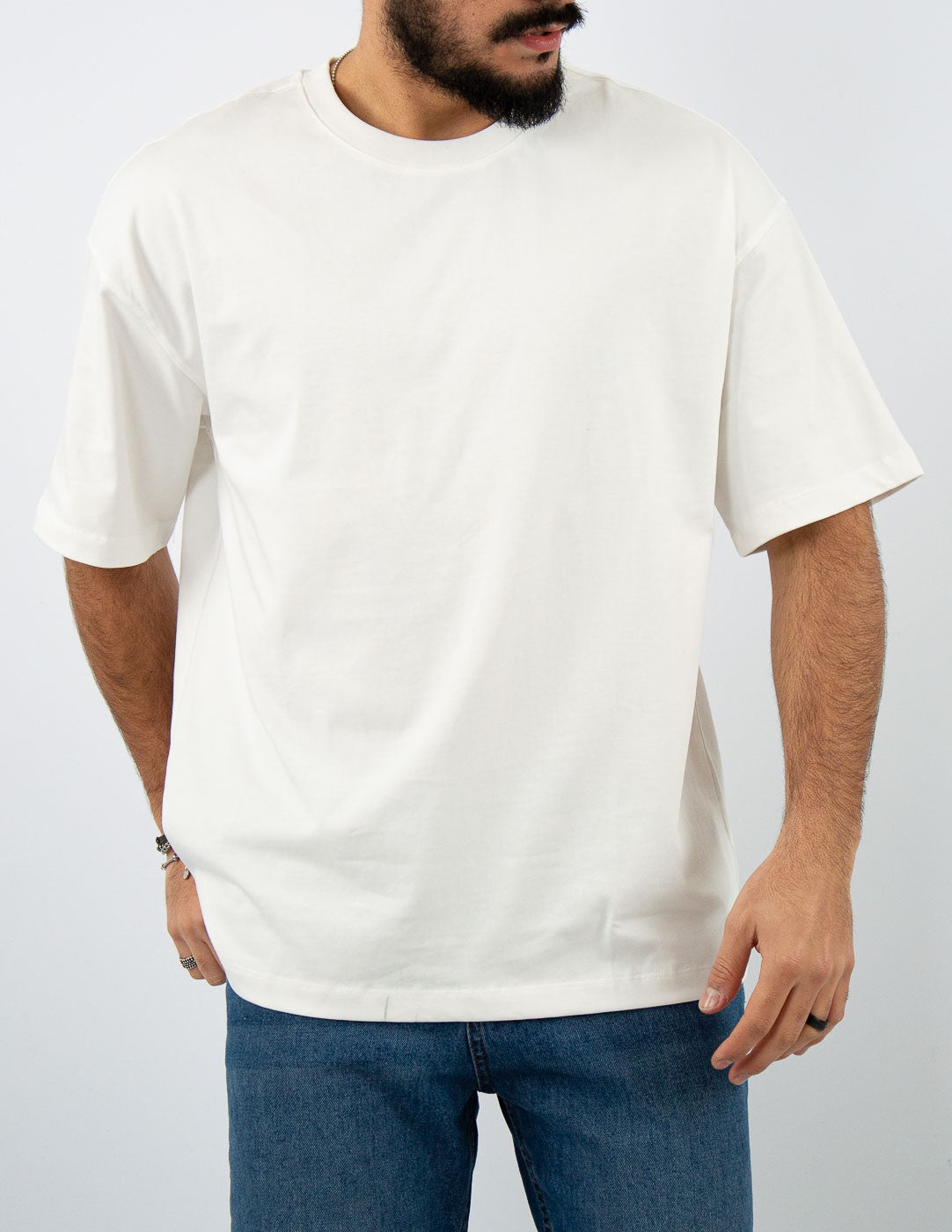 t-shirt uomo oversize tessuto premium